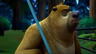 In the episode "Boonie Bears" where Big Bear and Little Bear use electric wires to barbecue, did you