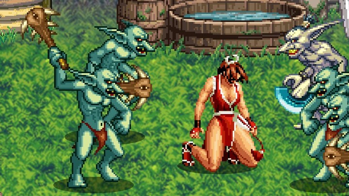 Mai Shiranui vs. Goblin! ?