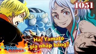 [One Piece 1051]. Momo giống hệt Oden! Biểu cảm các thành viên khi Yamato nhập băng Mũ Rơm