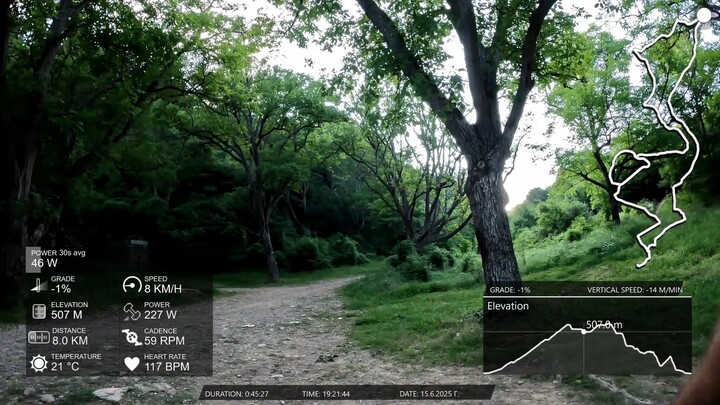 Mountain Bike Ride Go Pro 10 15.06.2025 with Telemetry