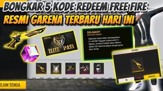 BONGKAR 5 KODE REDEEM FREE FIRE RESMI GARENA TERBARU HARI INI