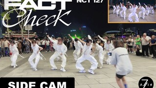 【Z轴舞团】九人队形才完整！路人视角感受超燃现场路演nct127最新回归曲fact check翻跳