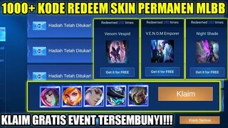 1000+ KODE REDEEM SKIN PERMANEN MOBILE LEGENDS!!! GINI CARA DAPETIN NYA! BURUAN REDEEM