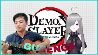 Gurenge- Liza Acoustic Cover By Vtuber Vanica and SJ [Demon Slayer OP]