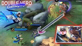 Nub Brundog| Double Hero Gameplay Mobile Legends