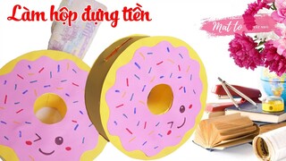 Làm hộp đựng tiền bằng giấy - Cách làm heo đất bằng giấy đựng tiền tiết kiệm