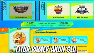 FITUR BARU PAMER AKUN OLD 2016 ! ADU SIAPA PALING SENIOR DI MOBILE LEGENDS