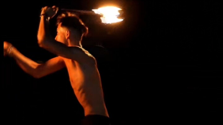 Fire Dance at Cenang Beach Langkawi