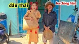 Bé Nan Thái Lan Cùng Cha Chồng Việt Nam Đi Trồng Cây Và Làm Vườn | Ngày Thứ Hai Làm Dâu Việt Nam