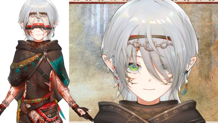[live2d model display] Battle-damaged young elf magic assassin Ali