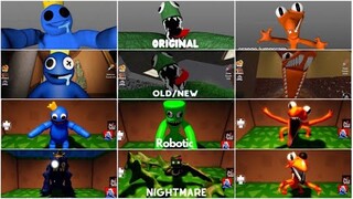 ORIGINAL vs OLD vs NEW vs Robotic vs Nightmare Jumpscares in Rainbow Friends [ROBLOX]