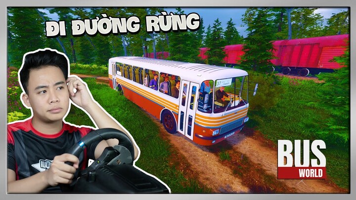 Bus World #8 - Chuyến Xe Vượt Đường Đất Ngày Mưa Tầm Tã Vì Sự Cố Xe Lửa Chặn Ngang Đường