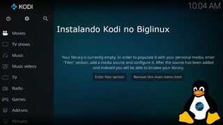Kodi no Biglinux