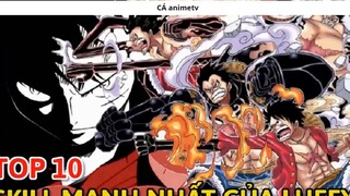 Top 10 tuyệt chiêu mạnh nhất của Luffy 1