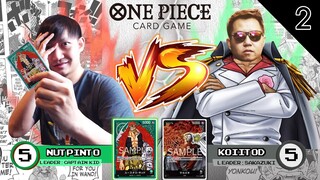 One Piece TCG [Match#2] | NUTPINTO [Captain Kid] VS KOIITOD [Sakazuki]