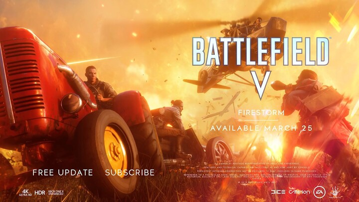 Battlefield V  Official Firestorm Gameplay Trailer Battle Royale_1080p
