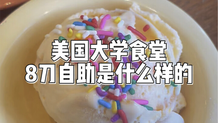 $8 All-You-Can-Eat at an American University Cafeteria | Just Realized I Forgot to Upload This!