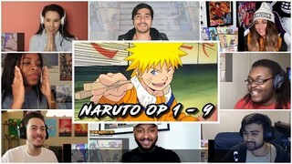 Nostalgia!! Naruto Openings 1 - 9 Reaction Mashup!