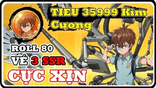 80 Vé 3 SSR , Tiêu 35999 Kim Cương Và 3 Ngày Lên 46 Level - ONE PUNCH MAN THE STRONGEST | Dat PH