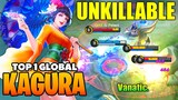 UNKILLABLE!! PERFECT TOP 1 KAGURA COMBO KILL - Top 1 Global Kagura Gameplay - Mobile Legends [MLBB]