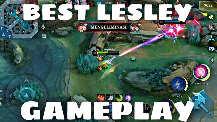 BEST LESLEY TRIPEL KILL GAMEPLAY MOBILE LEGENDS!!☠️