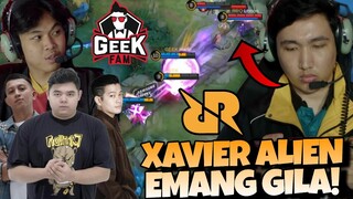 XAVIER LEMON SIH EMANG DASAR ALIEN !! MATCH PENENTUAN !! RRQ VS GEEK FAM MATCH 3 - MPL S13