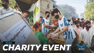 INTERNATIONAL FOOD DAY VLOG | SKYLIGHTZ ESPORTS INDIA | CHARITY EVENT