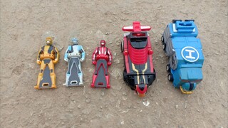 Xe CB01 cheetah & GT02 gorilla + chìa khóa xe ranger go-busters