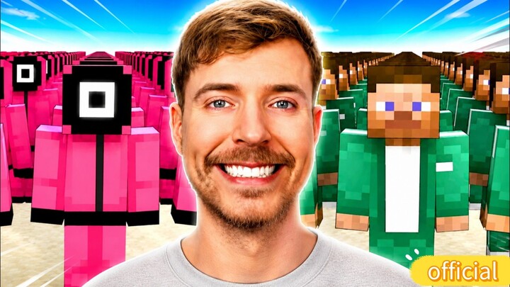 MrBeast vs Squid Game Guards in Minecraft! 🔥 | Epic Battle