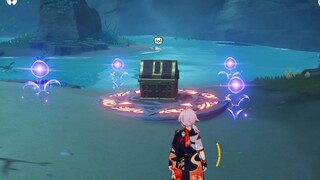 Genshin Impact Four Electro Seelie Precious Chest Near Chirai Shrine   Tsurumi Island