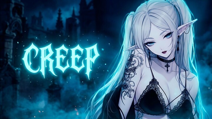 She sang Creep like she meant it 🖤 Radiohead Female Metal Cover #shorts