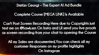 Stefan Georgi  course - The Expert AI Ad Bundle download