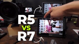 So sánh Desview R5 vs R7 - màn hình rời hỗ trợ quay phim