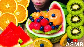 ASMR THE FRUITS CARRAGE | CỖ XE HOA QUẢ | NO TALKING EATING SOUNDS MUKBANG 먹방 | Jack ASMR