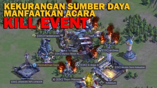 KEKURANGAN SUMBER DAYA MANFAATKAN ACARA KILL EVENT STATE OF SURVIVAL