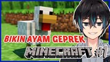 ANDI BIKIN AYAM GEPREK | Minecraft Survival Indonesia Part 1