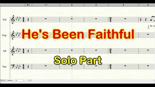 He's Been Faithful | Choir Solo | Part | Carol Cymbala