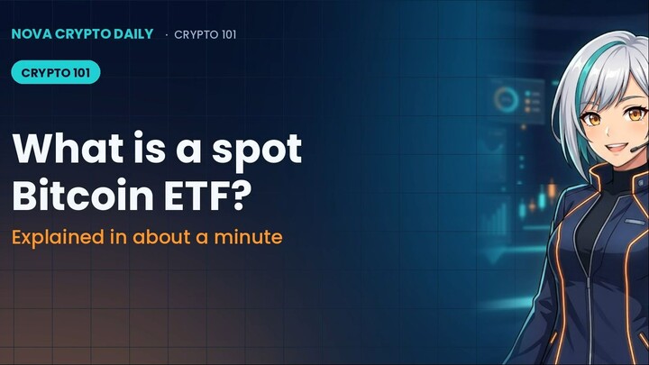 What Is a Spot Bitcoin ETF? Explained in About a Minute | Crypto 101