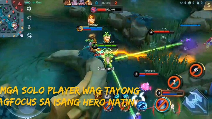 Tips sa mga solo player para mabilis rank up:adjust at wag mag focus sa konting hero lang ang alam