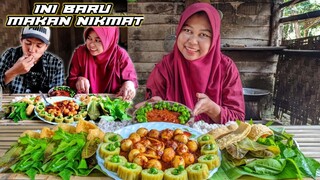 Auto Nambah Nasi Kalo Masak Telur Puyuh Seperti Ini, Lalap Daun Pepaya, Daun Mete, Sambel Terasi