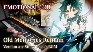 Old Memories Remain (Bosacius)/Genshin Impact 2.7 Story Teaser Emotional Piano Arrangement