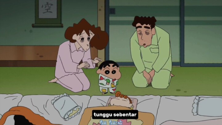 Crayon Shinchan Sub Indo | Jangan Bangunkan Himawari
