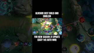 WTF LIFESTEAL & DAMAGE! | New Alucard Best Build & Emblem for New Season | Top 1 Global Alu Tutorial