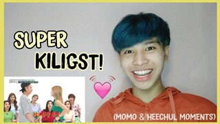 REACTING TO MOMO AND HEECHUL MOMENTS! (dating na sila gh0rl!!!) | Sean Gervacio