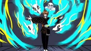 [Saat hantu menggunakan Undertale tanpa jiwa mata]