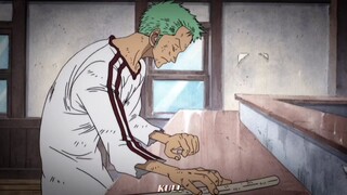 ketika Zoro tidak mempunyai uang disitulah Zoro membunuh buronan