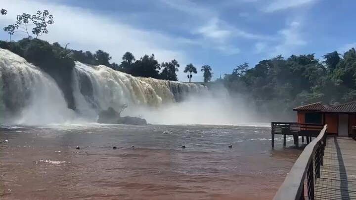 Cachoeira salto das Nuvens em Tangará da Serra - Mato Grosso - Brasil