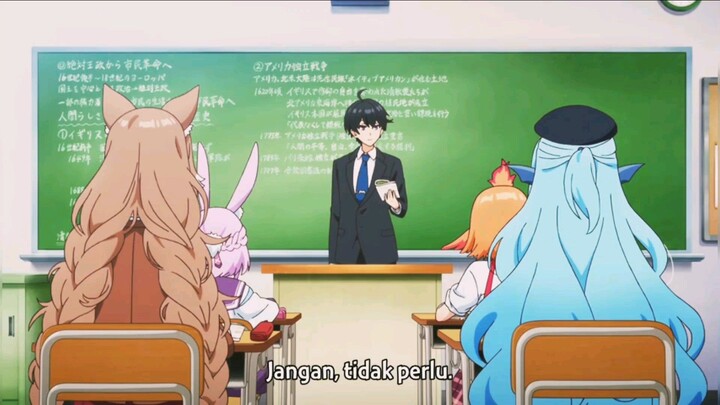 Jingai Kyoushitsu no Ningengirai Kyoushi - Ep 5 Sub Indo!