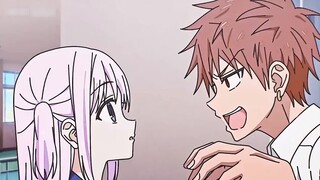 The heroine is not good at facial expressions! The main point is a contrast! So cute!