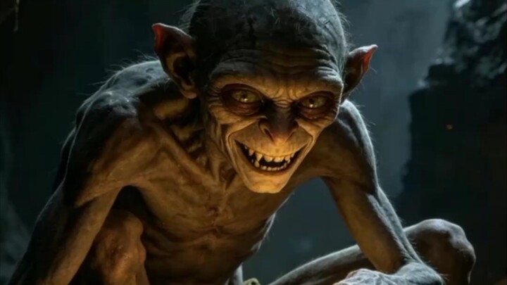 smeagol ilustration story caracter